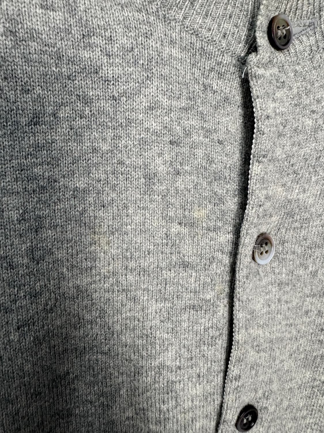 꼼데가르송 블랙 하트와펜 그레이 가디건 A3789 상품이미지7