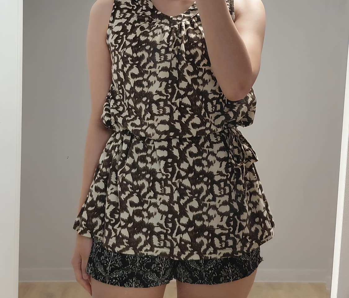 갸루 슬리브리스 탑 상품이미지1