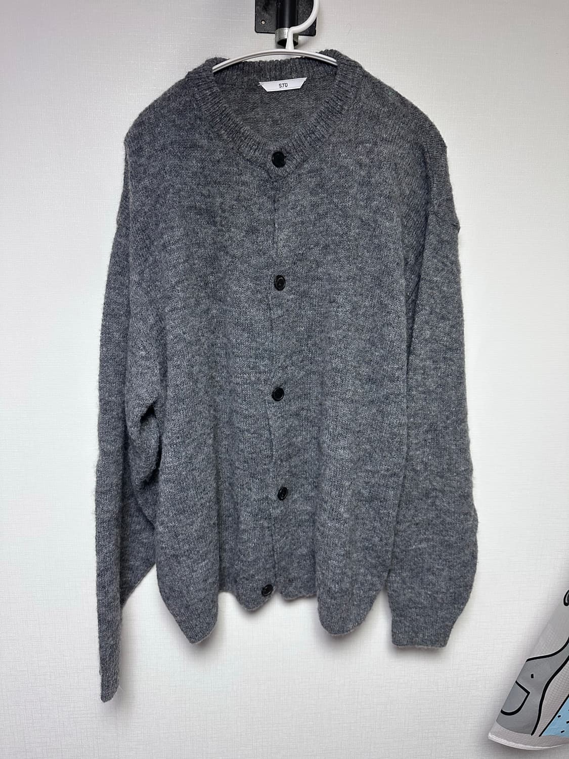 Stu 라운드넥 가디건 L 상품이미지1