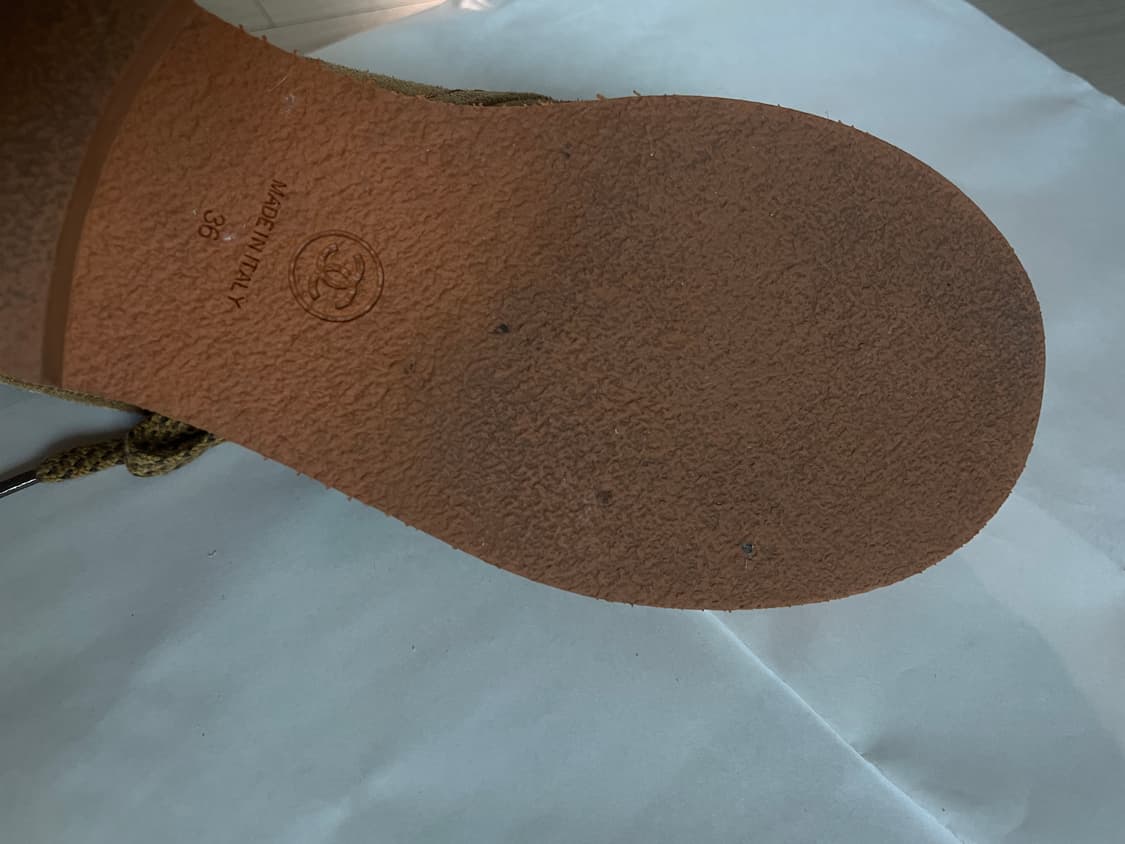 CHANEL 샤넬 스웨이드 부츠 36 (230) 상품이미지10