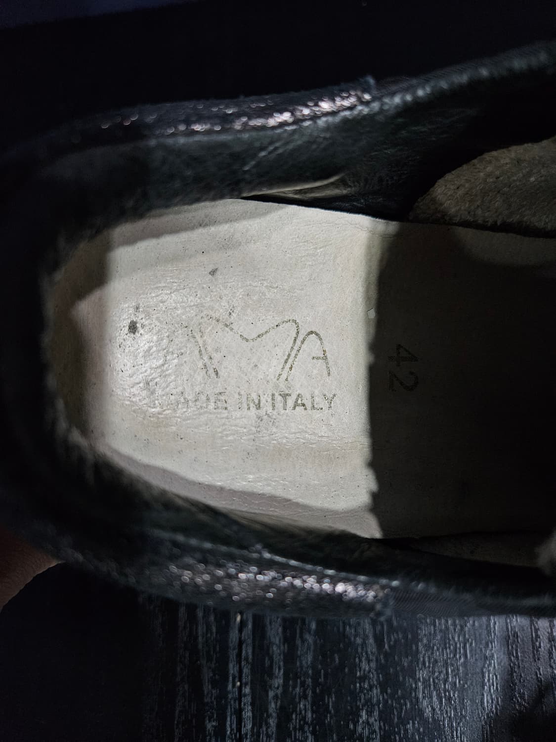 AMA 블랙 남성 42 스니커즈  상품이미지4