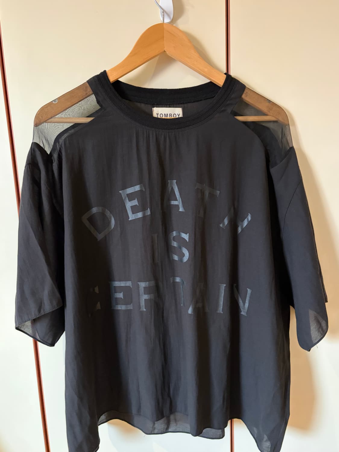 스튜디오 톰보이 시스루 티셔츠 상품이미지1