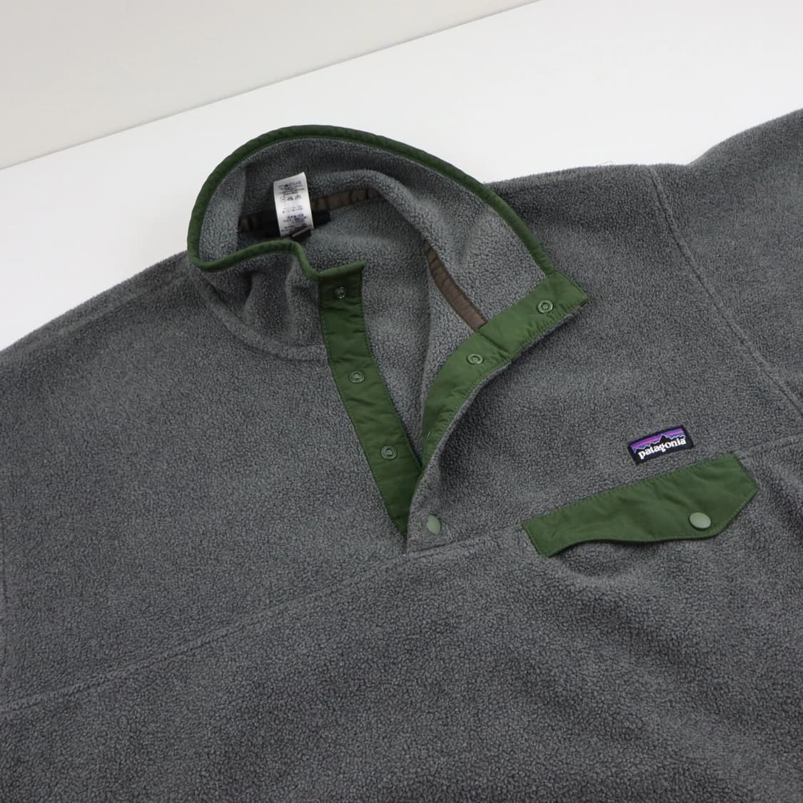 13FW 파타고니아 신칠라 스냅-T 그레이/그린 니카과라 상품이미지2