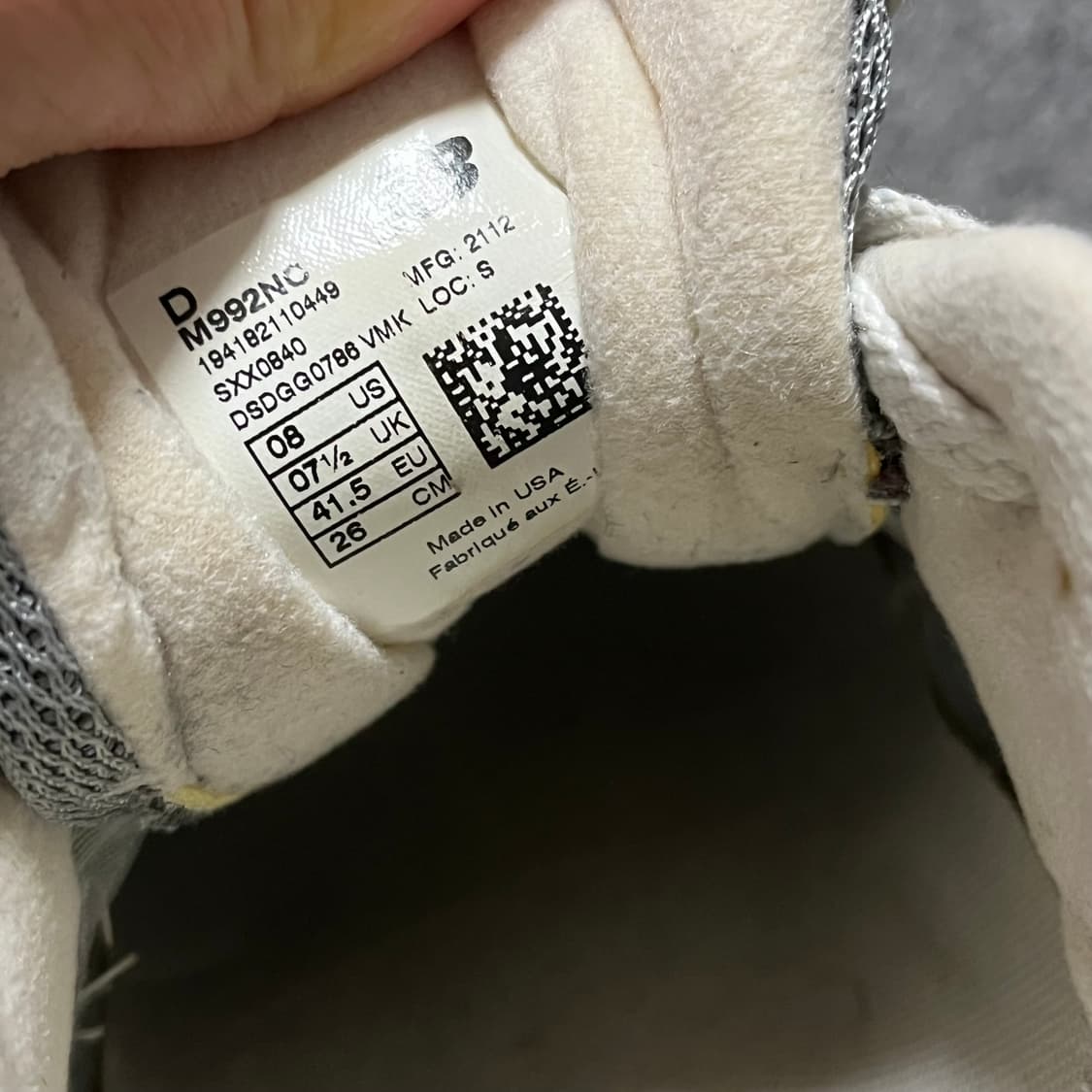 뉴발란스 992 usa 260 상품이미지7