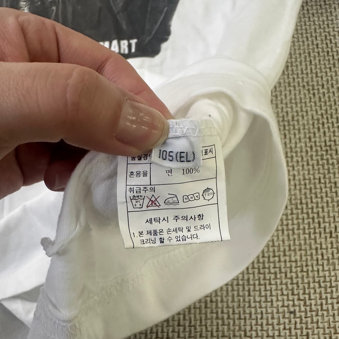 105 GOD 프린팅 라운드 반팔티 0416D 상품이미지2