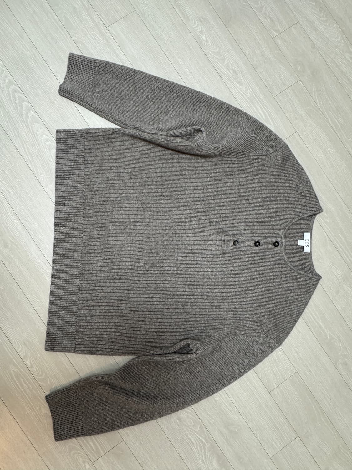 COS 니티 메리노 야크 헨리 탑 L (헨리넥니트) 상품이미지4