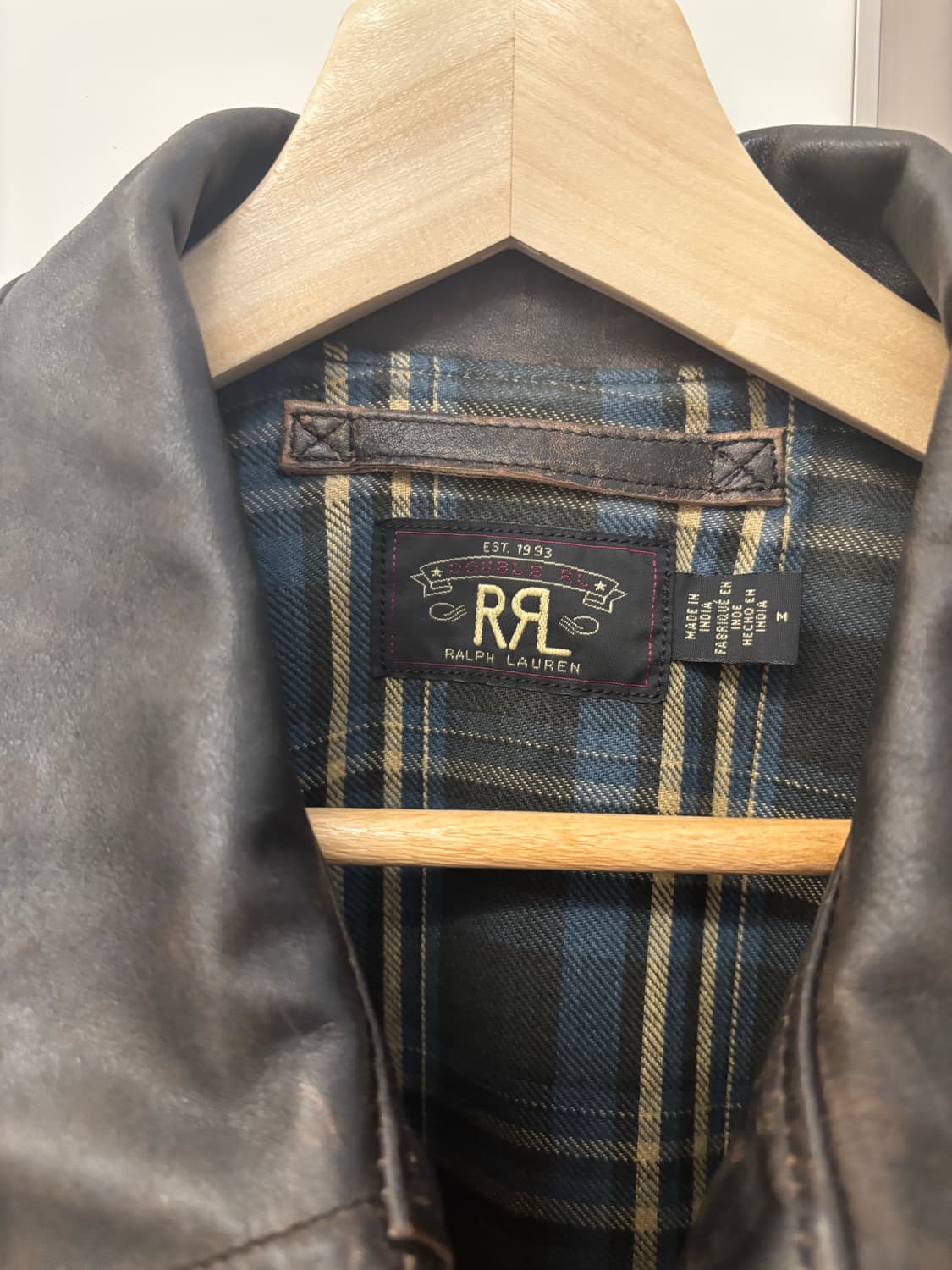 RRL 뉴스보이 가죽자켓 M 상품이미지6