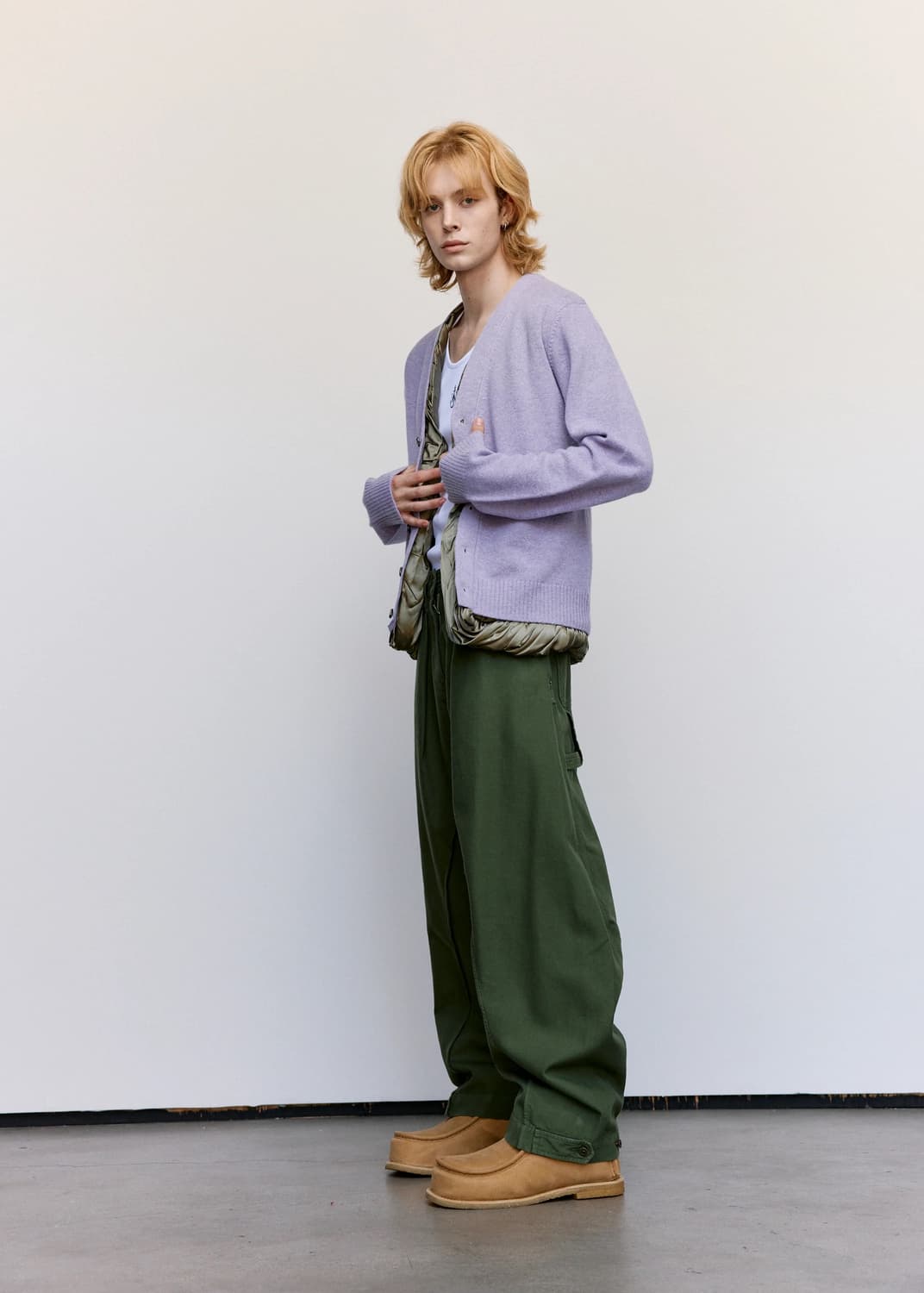 Jw anderson satin lined cardigan 상품이미지3