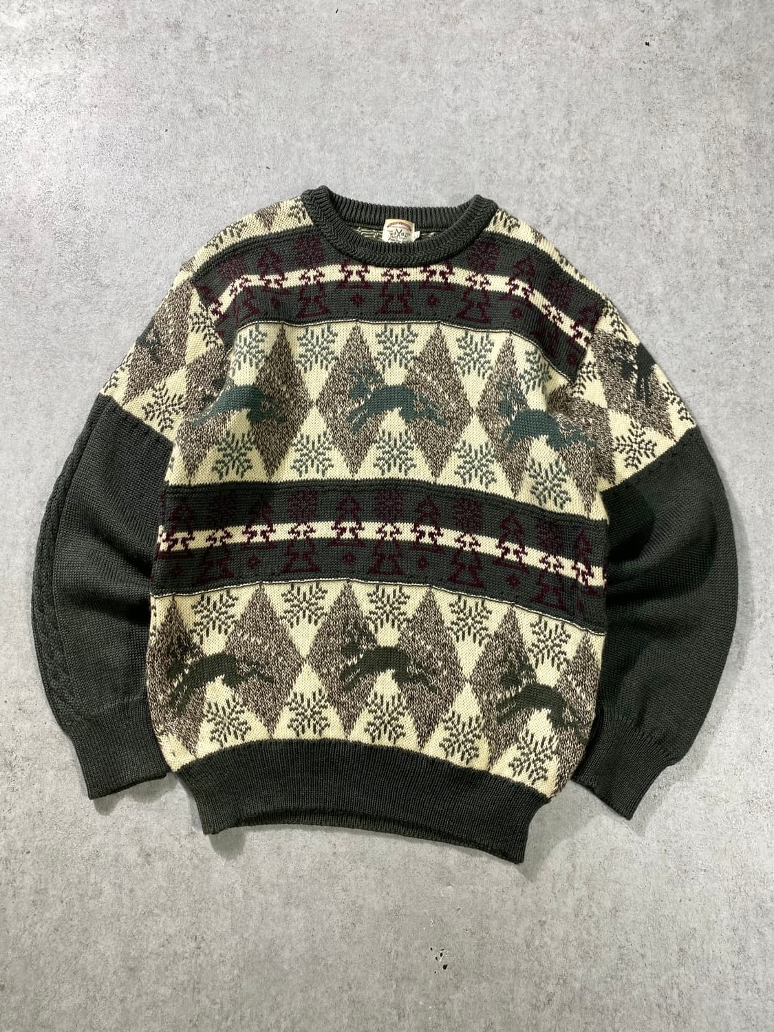 [L] JOHN HENRY 존 헨리 빈티지 울 스웨터 상품이미지1