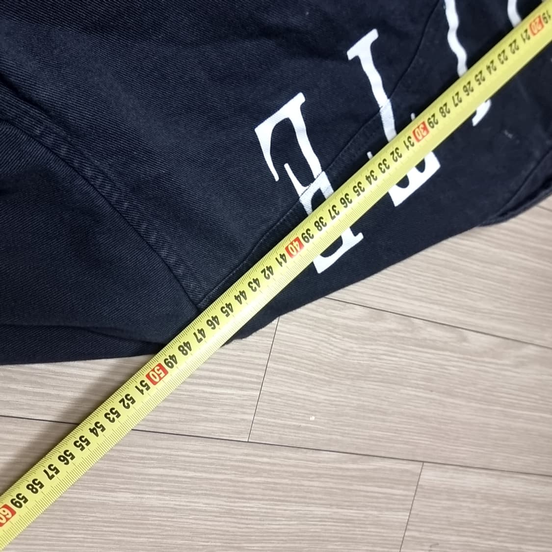 오프화이트 블랙 데님 셔츠 남방(100) 상품이미지10