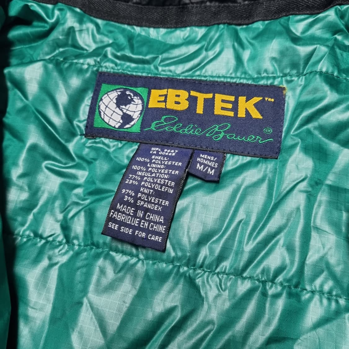 90S Eddie Bauer EBTEK 패디드 자켓 - M 상품이미지8