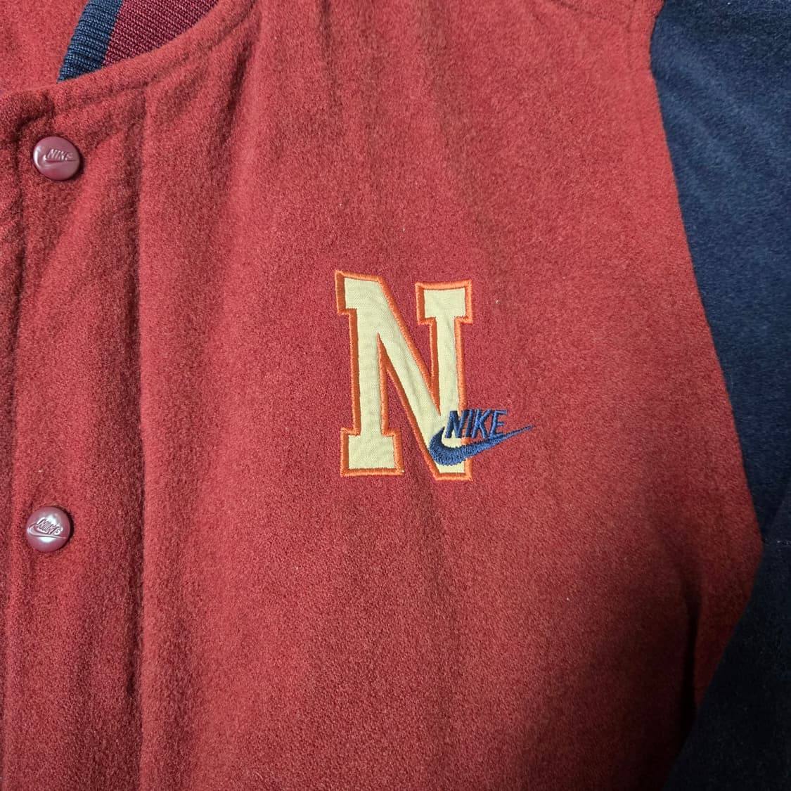 90s 삼나나이키 울 바시티자켓 상품이미지2