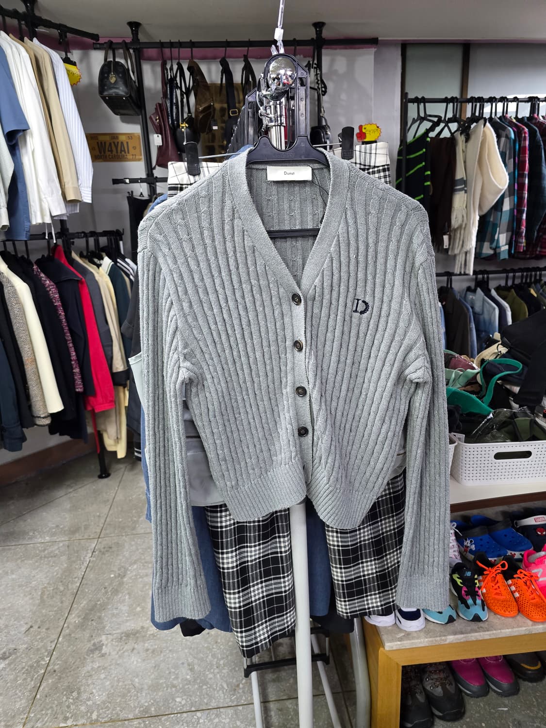 던스트 회색 가디건 (1231) 상품이미지1