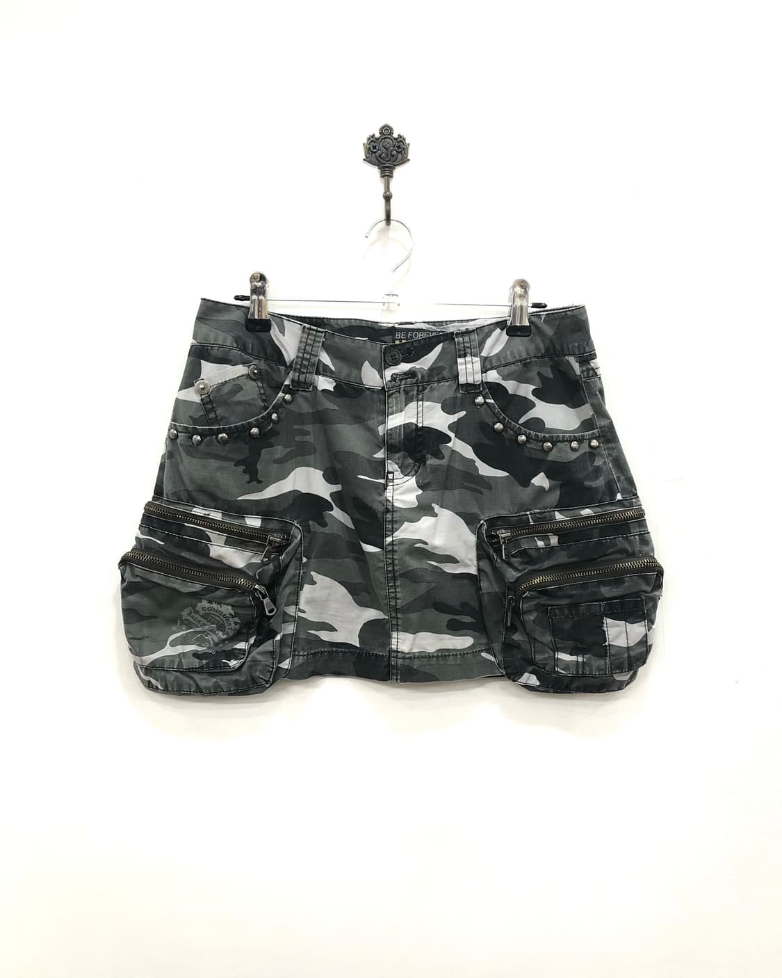 cargo print big pocket mini skirt 상품이미지1
