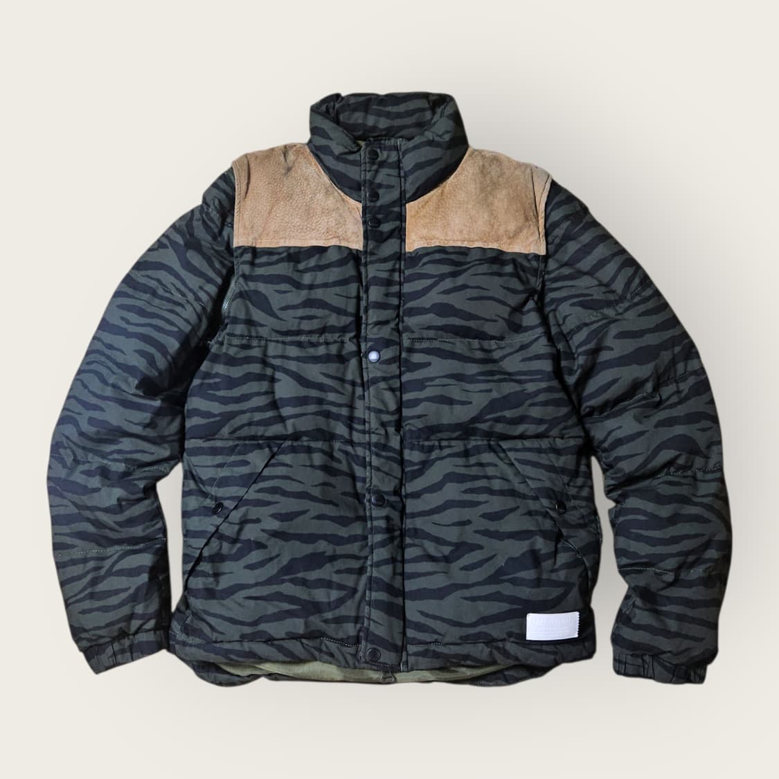 아디다스 오리지널 타이거 카모 2way 패딩 (자켓/조끼 겸용, 95) 상품이미지1