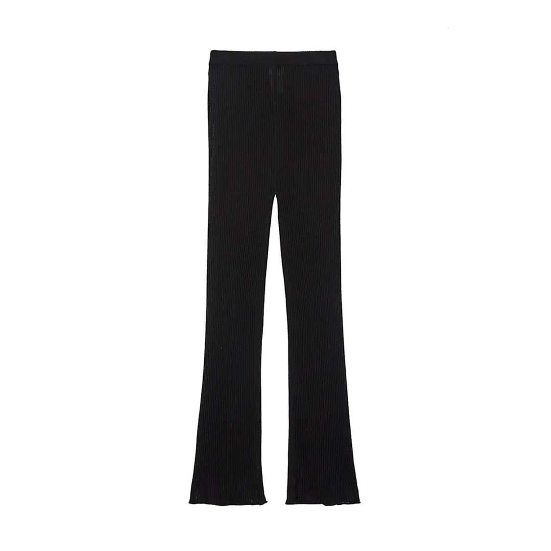 마지셔우드 레이어드 니트 팬츠 블랙 새상품 상품이미지5