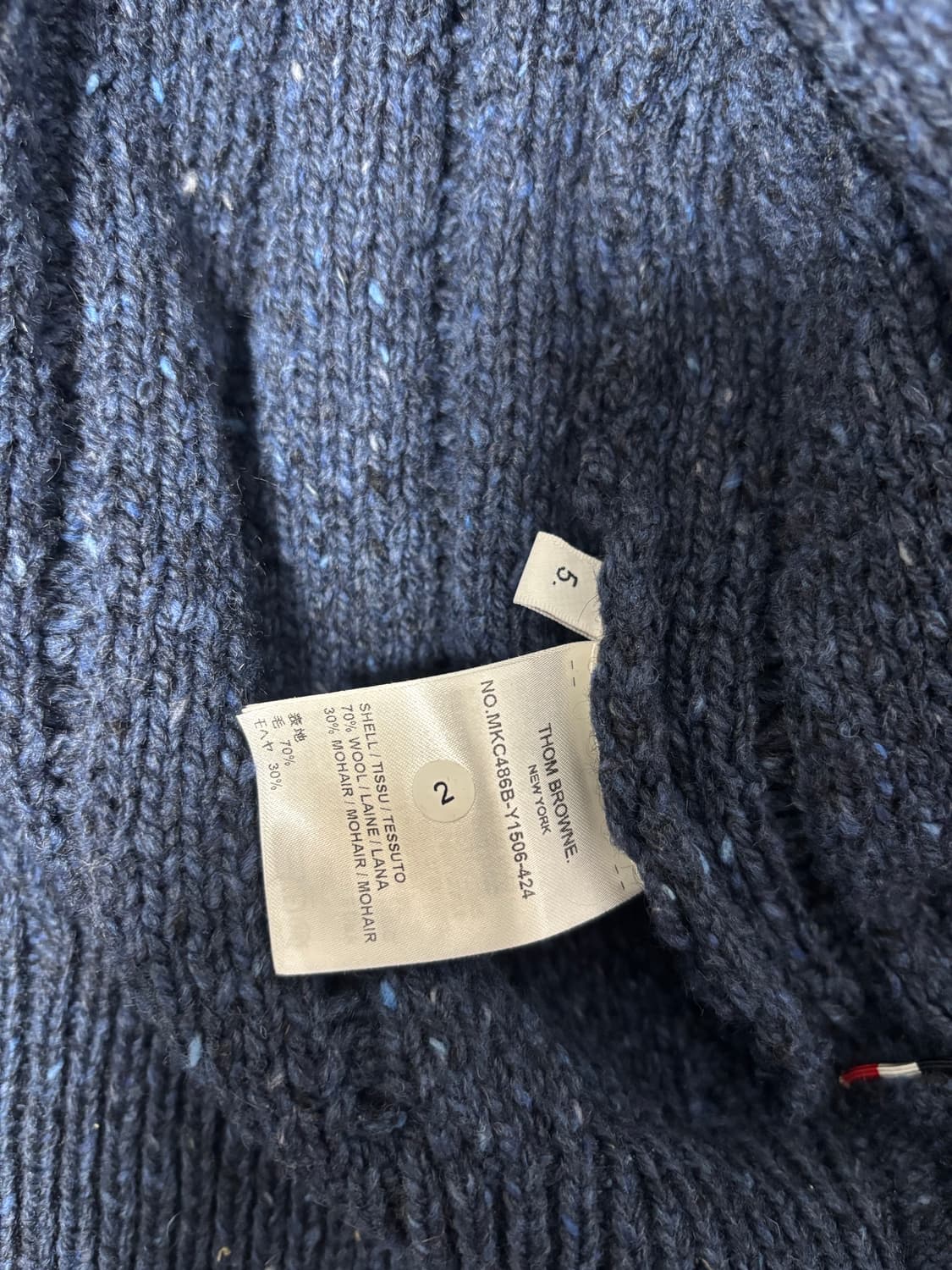 톰브라운 가디건 네이비 상품이미지4