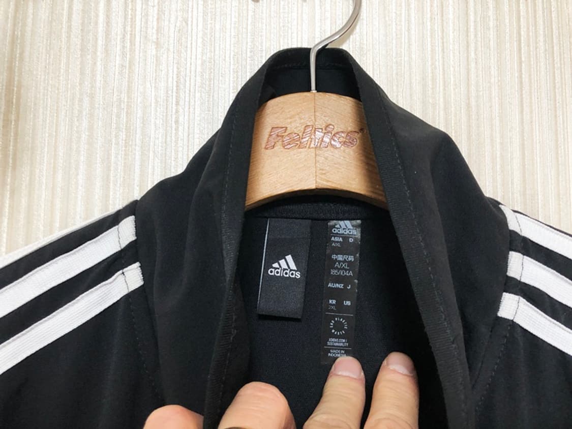 아디다스 안양한라 아이스하키단 선수실착 삼선 블록코어자켓 2XL(110) 상품이미지4