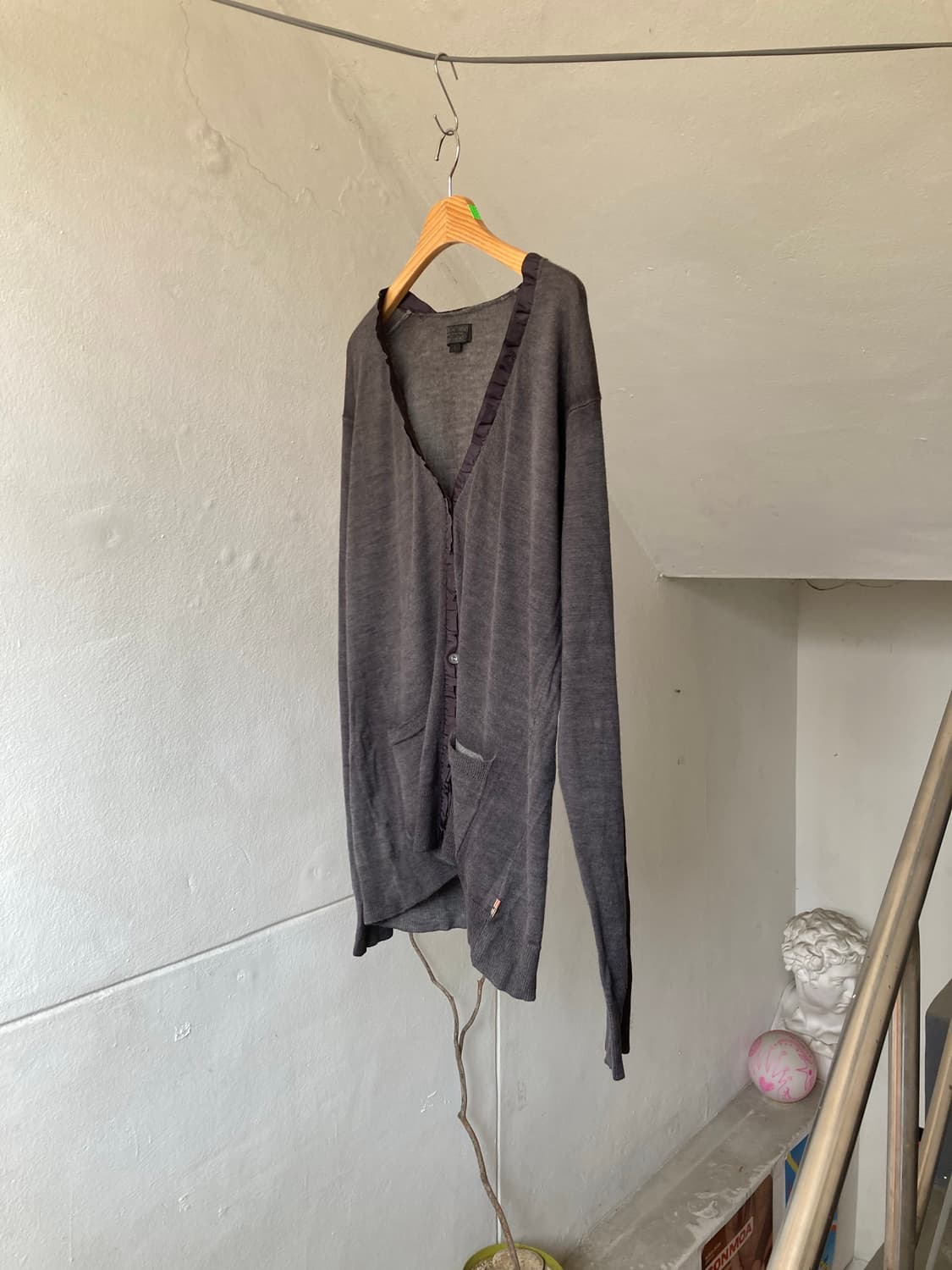 랄프로렌 프릴 캐시미어 롱 가디건 상품이미지4