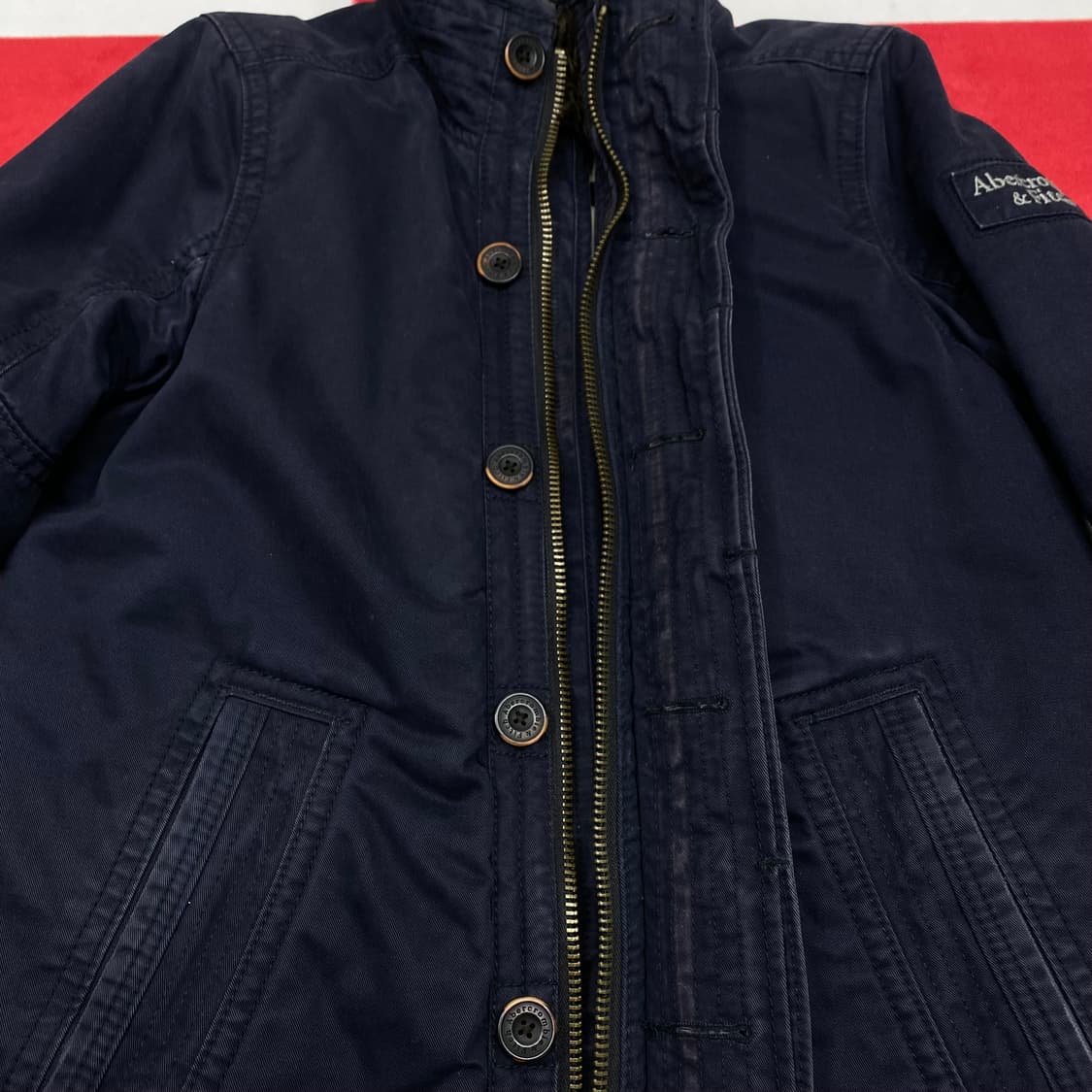 아베크롬비 울프조 필드자켓 S 실측 M  상품이미지6