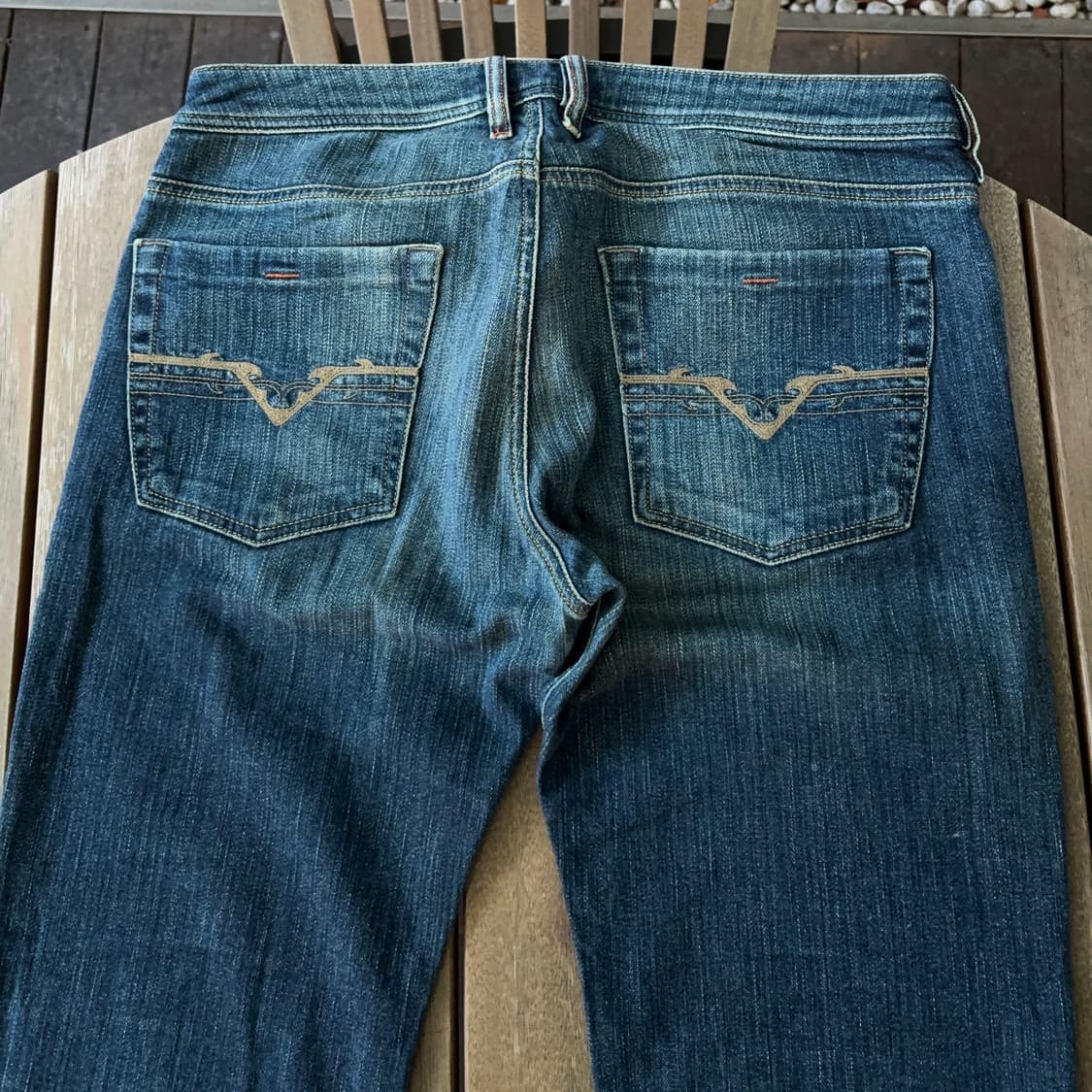 디젤 자탄 부츠컷 데님 팬츠 – 00년도 이탈리아 생산 상품이미지7