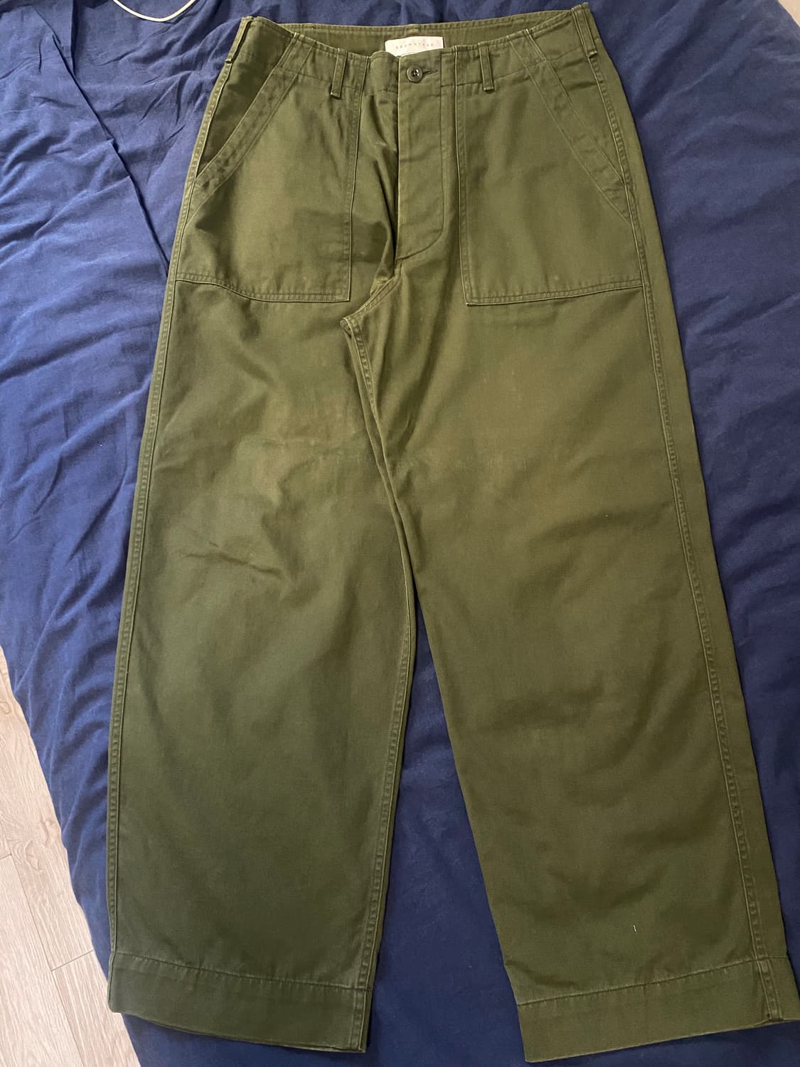 브라운야드 퍼티그팬츠 카키 상품이미지2