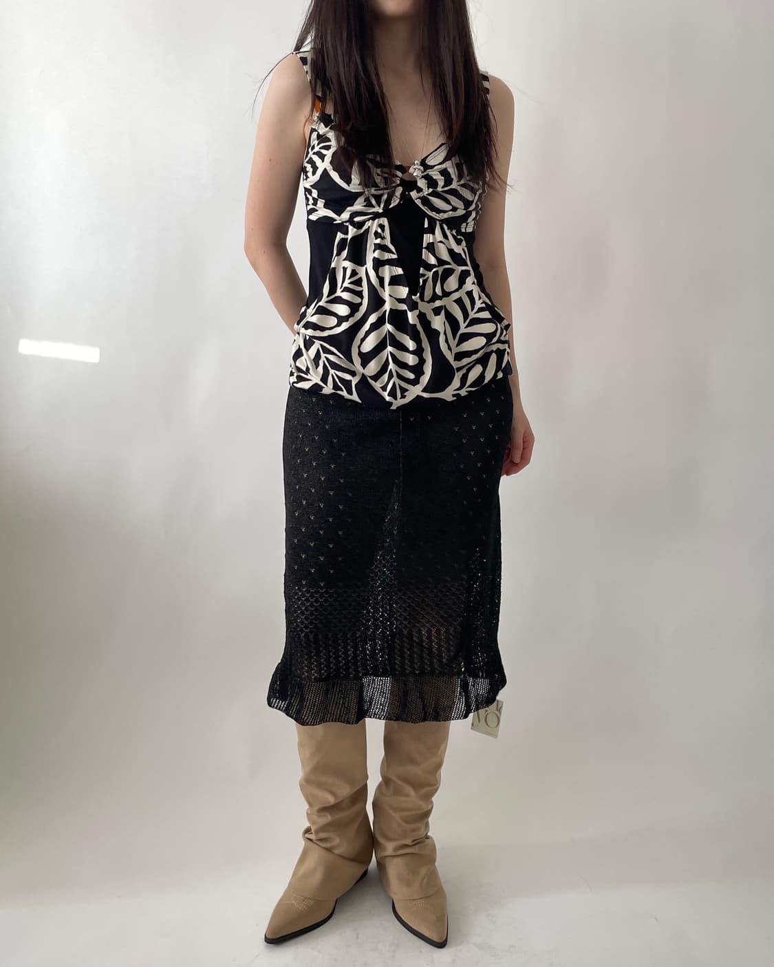 VINTAGE punching knit skirt 상품이미지9