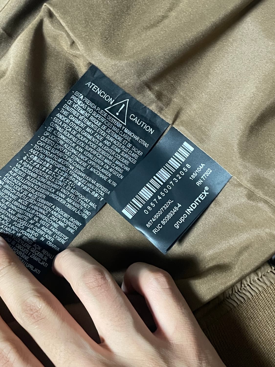 ZARA 스웨이드 비건 레더 자켓 상품이미지6