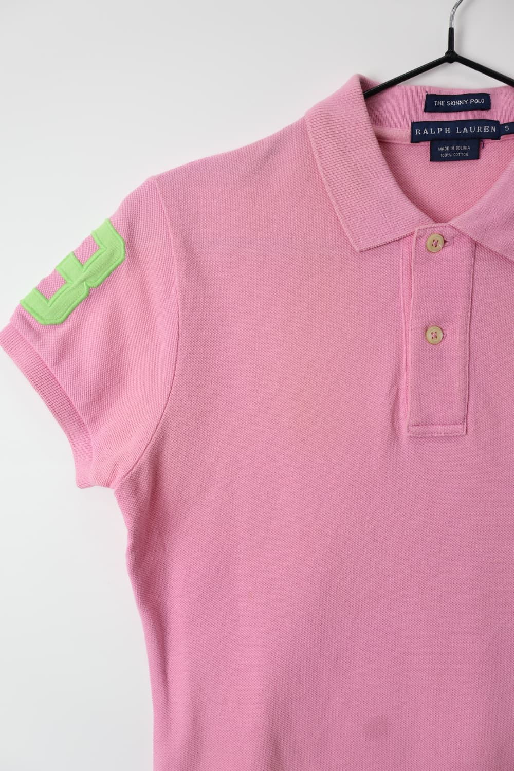 Ralph Lauren Pink & Green Big Pony Shirt 상품이미지7