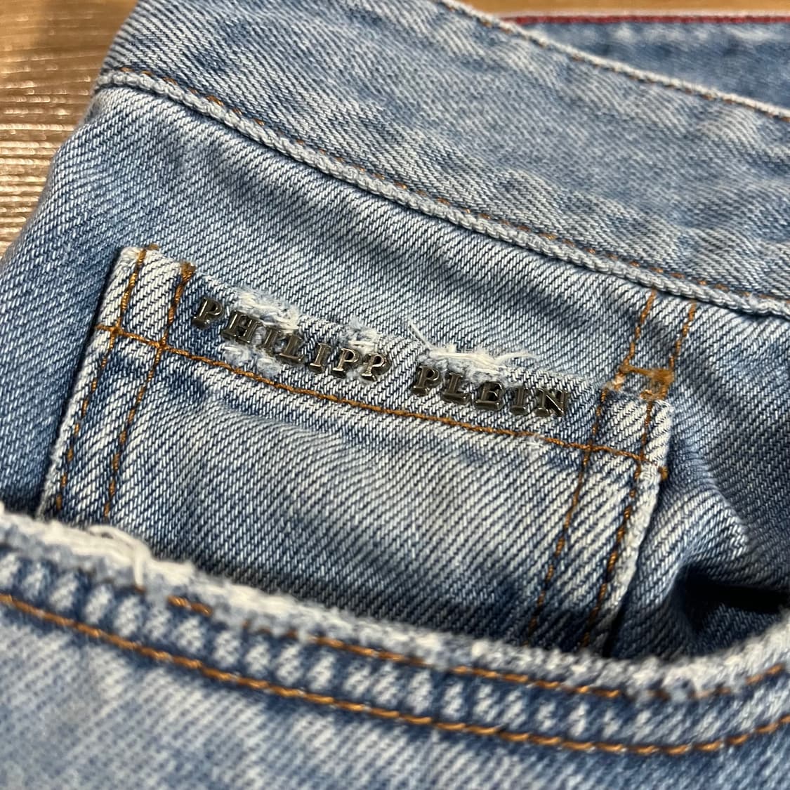 [32] 필립플레인 스컬 연청 디스진 상품이미지8