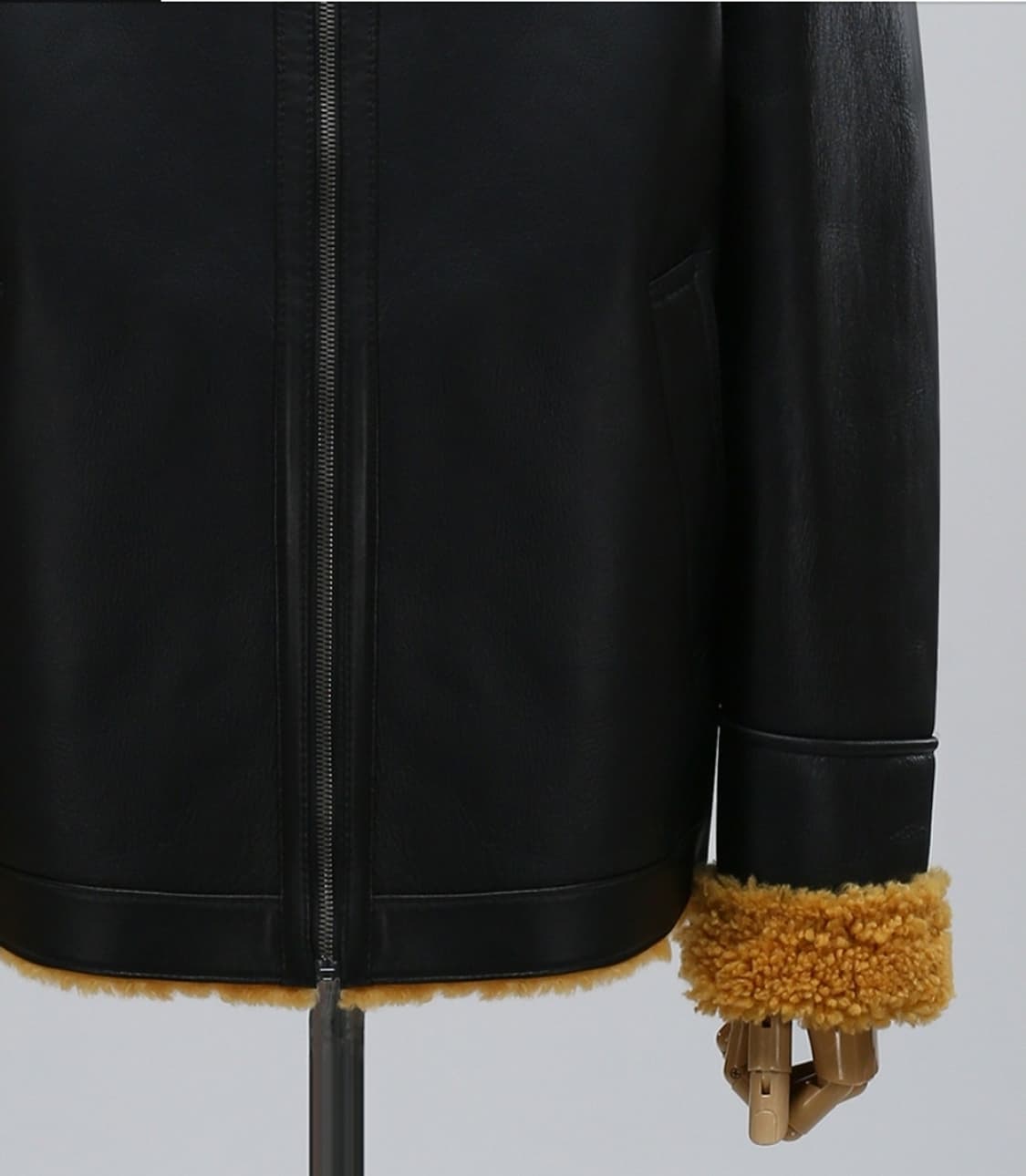 Real LambSkin - Point Leather Mustang 상품이미지3