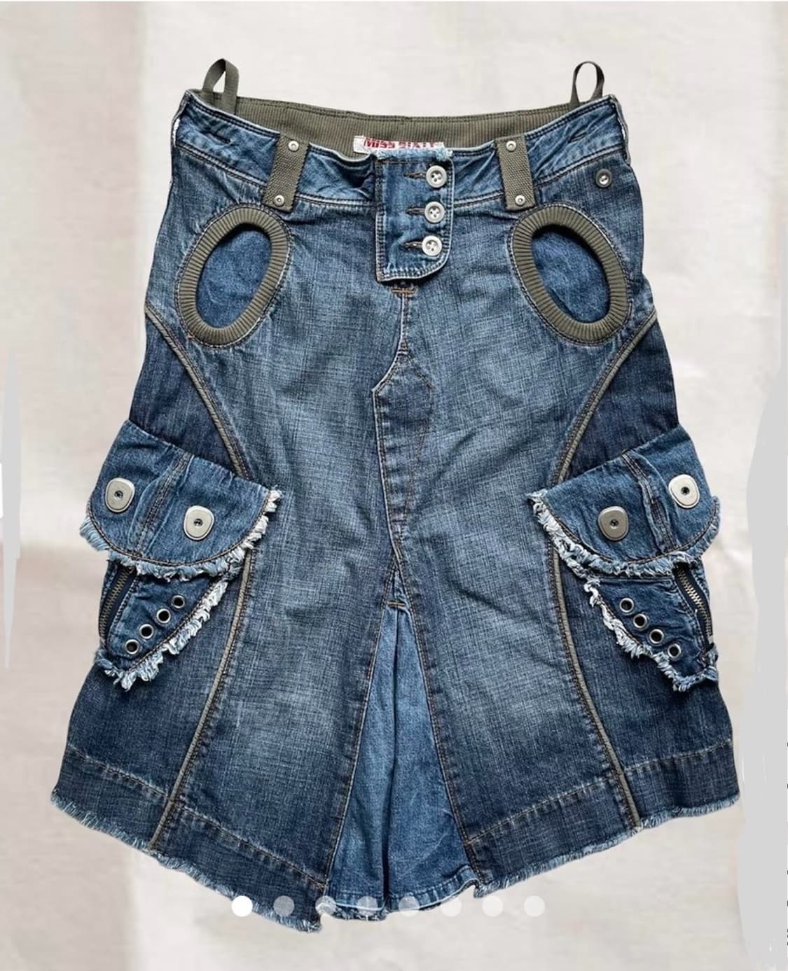 Miss sixty RARE archive denim midi skirt 상품이미지1