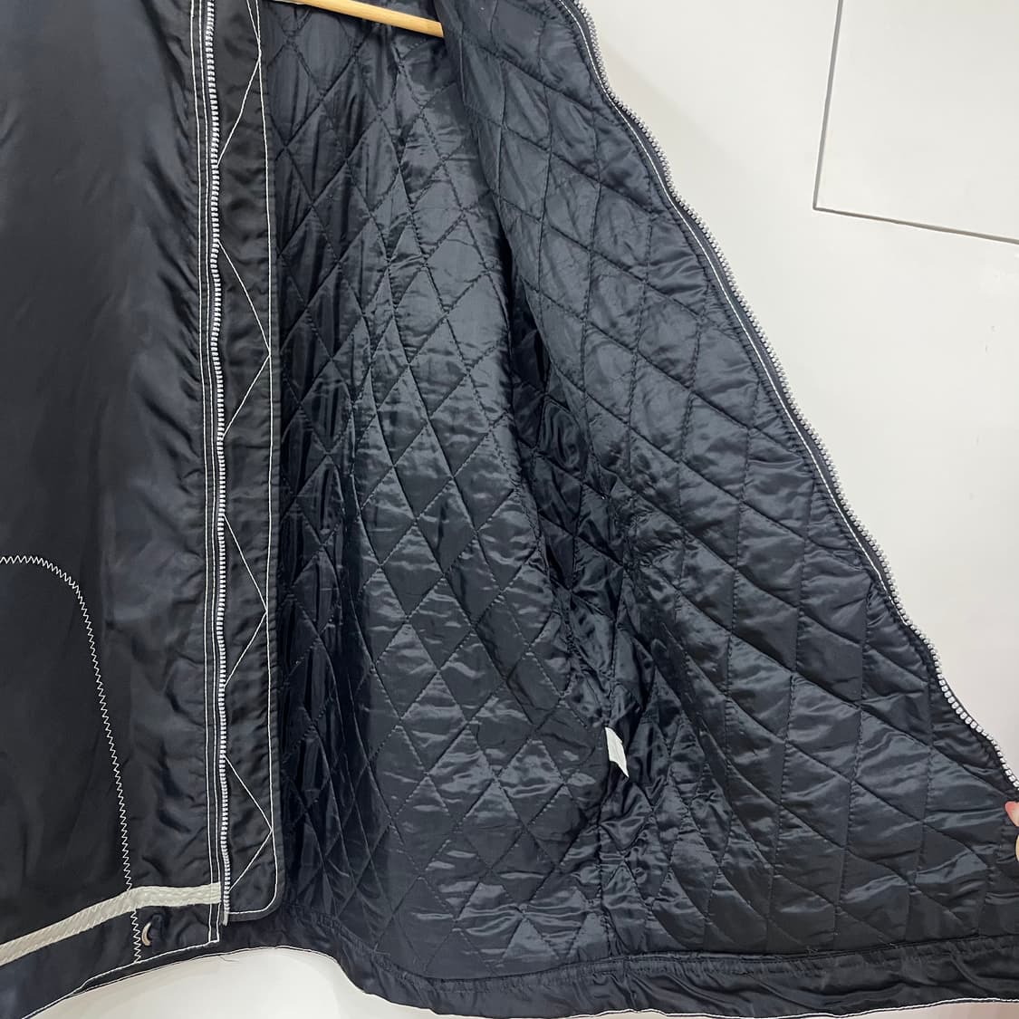 노스페이스 80s 실버 자수로고 누빔안감 윈드브레이커 자켓 상품이미지8