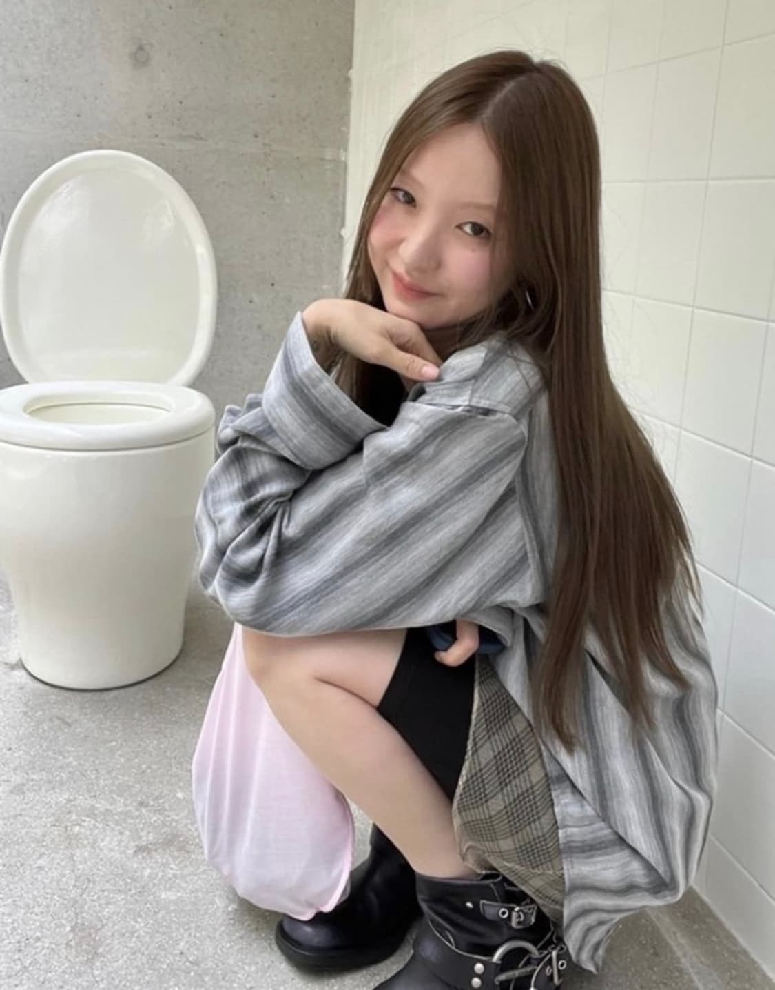 마리암 나시르 자데 파운데이션 스트라이프 셔츠 상품이미지1
