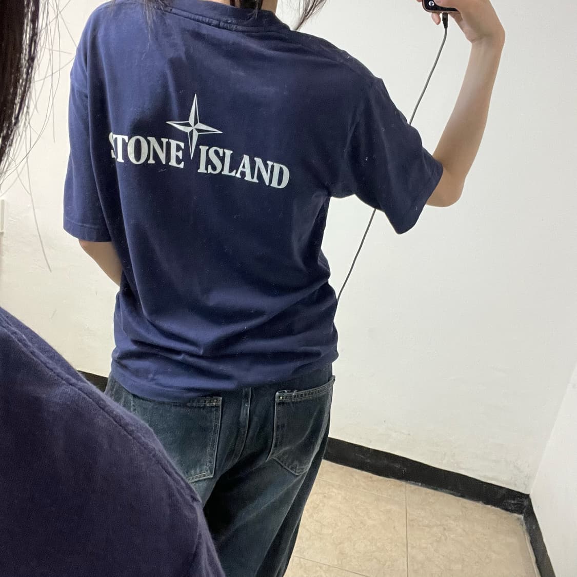  Stone Island Navy T-Shirt 상품이미지4