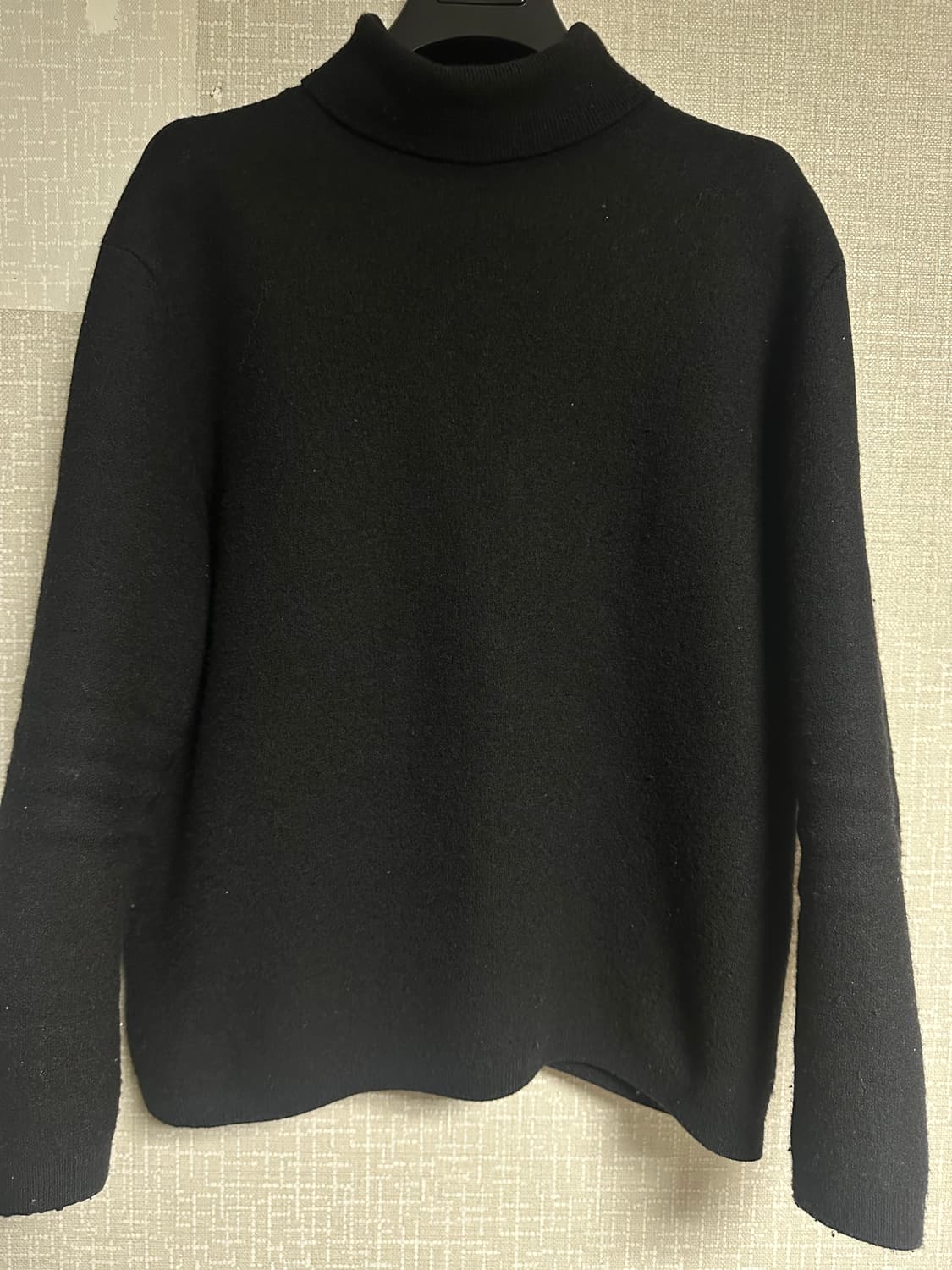 무신사 스탠다드 블랙 터틀넥 니트 XL 사이즈 상품이미지1