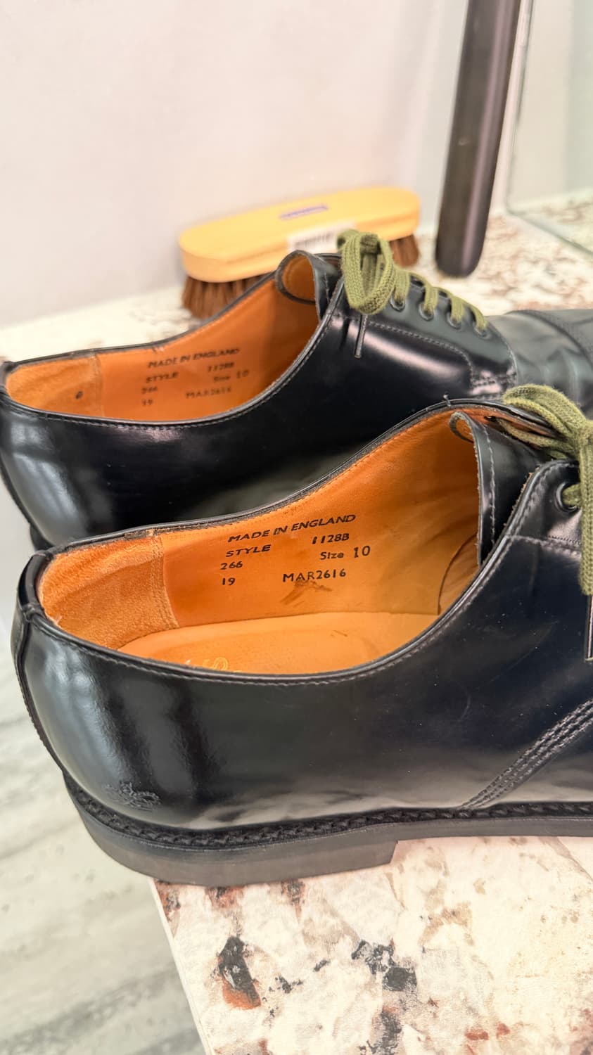 샌더스 밀리터리 캡토 더비 1128B / 290 (US11,UK10) 상품이미지7