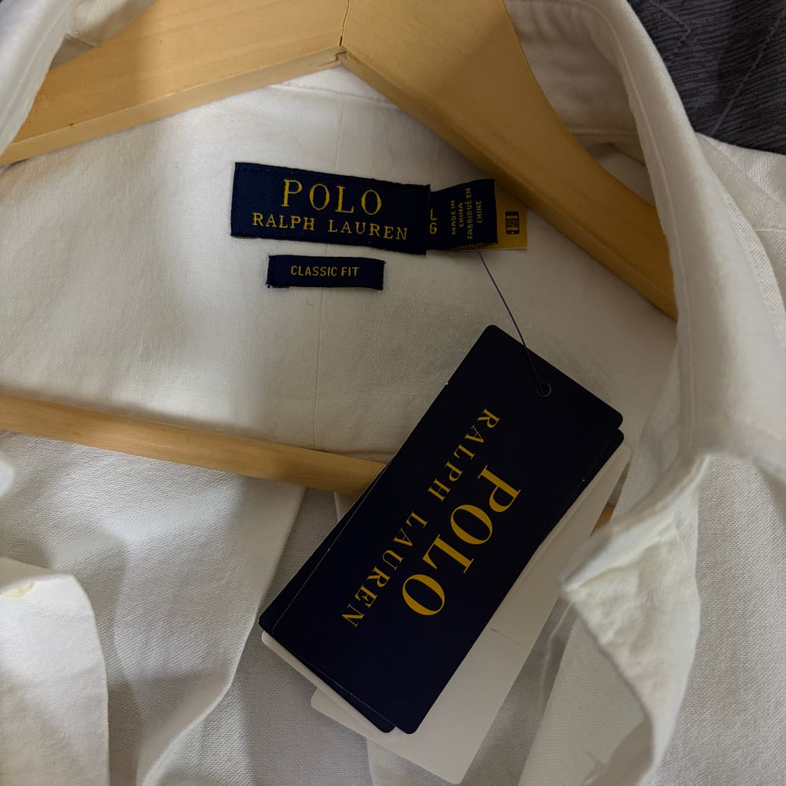폴로 랄프 로렌 화이트 흰색 옥스퍼스 셔츠 L 상품이미지2