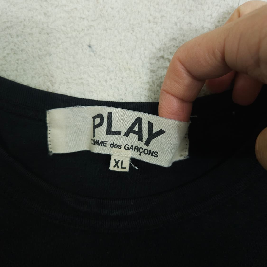 꼼데가르송 플레이 하트 와펜 반팔 XL 상품이미지3