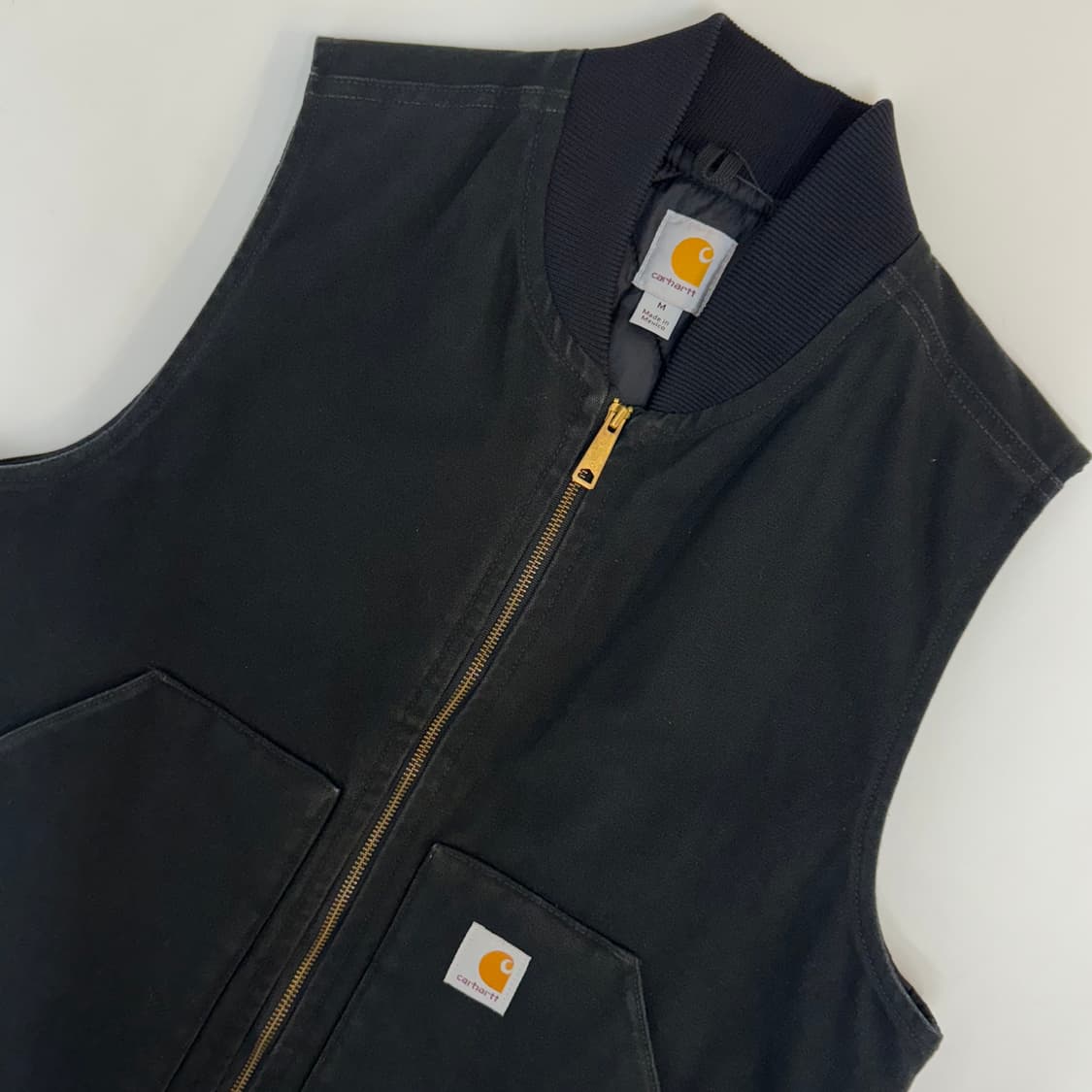 칼하트 블랙 워크 베스트 상품이미지4