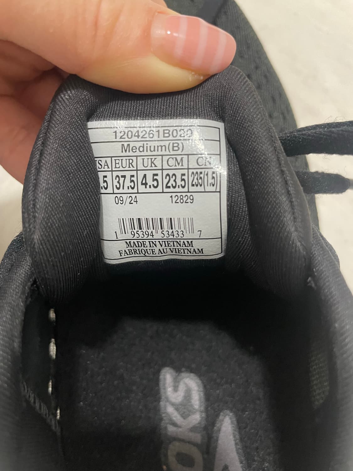 235) brooks 브룩스 아드레날린 GTS 24 블랙  상품이미지5