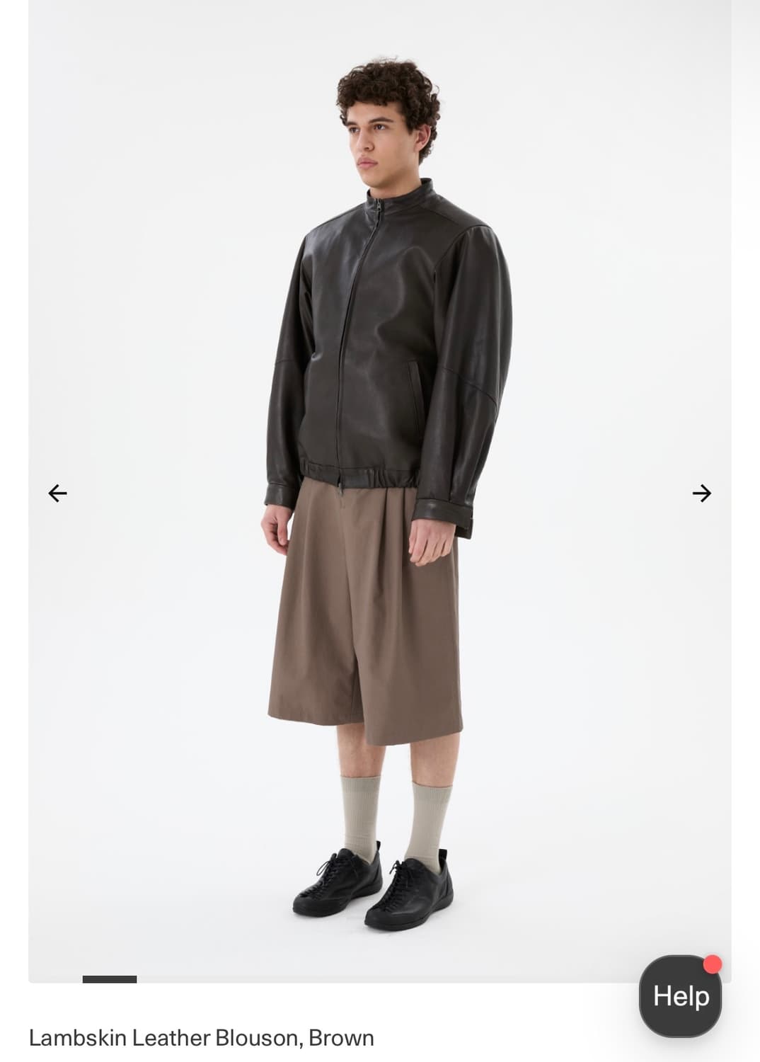 아모멘토 램스킨 레더 블루종 구합니다 ㅠㅠ 상품이미지2