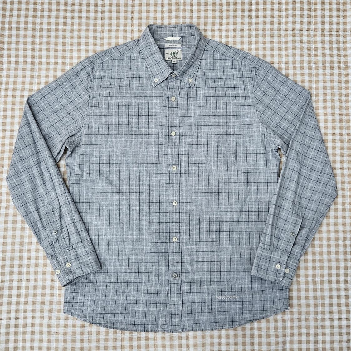 헨리코튼 긴소매 셔츠 남자100 상품이미지1
