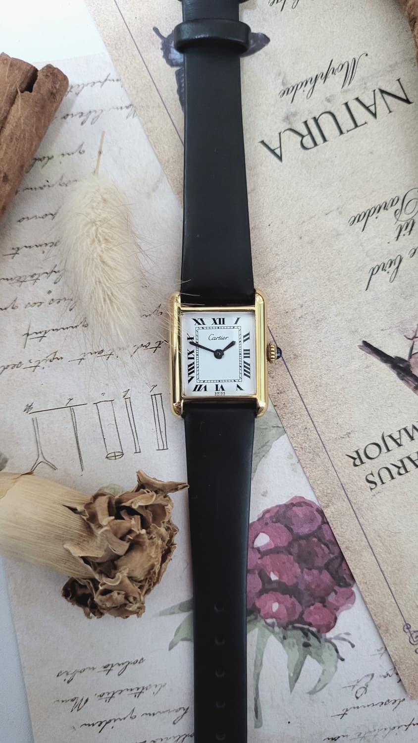 [특가상품]정품 까르띠에 프리 머스트 탱크 여성용 수동시계 상품이미지3