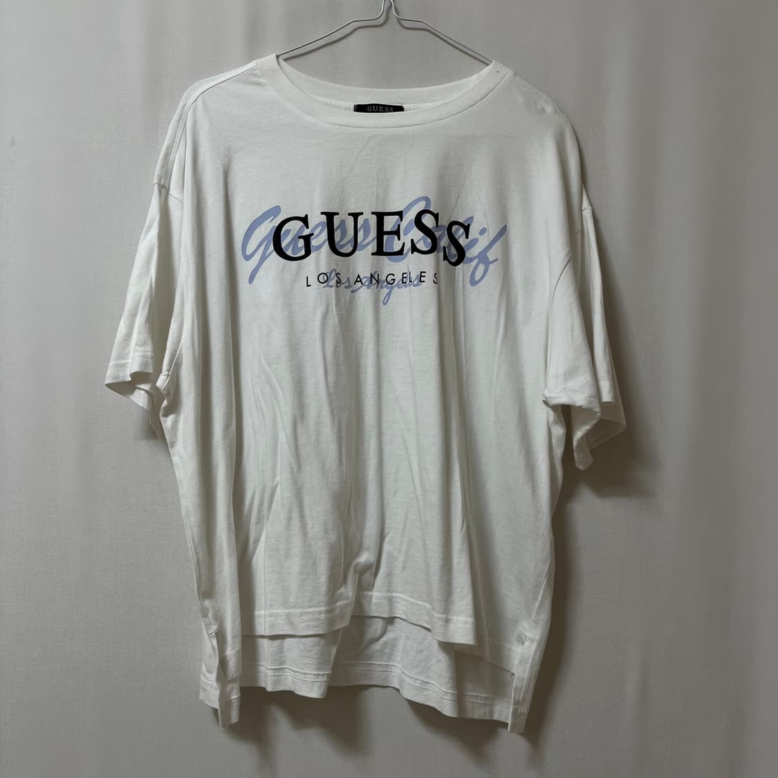 게스 레터링 빅로고 반팔티 S/90 상품이미지1