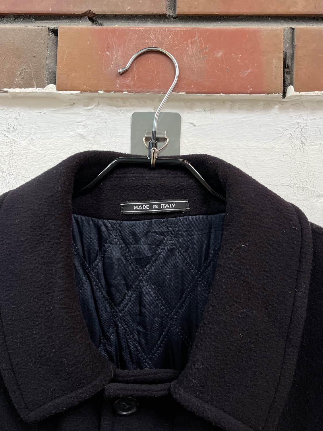 Taglinte Italy 울 혼방 네이비 싱글 코트 52 상품이미지2