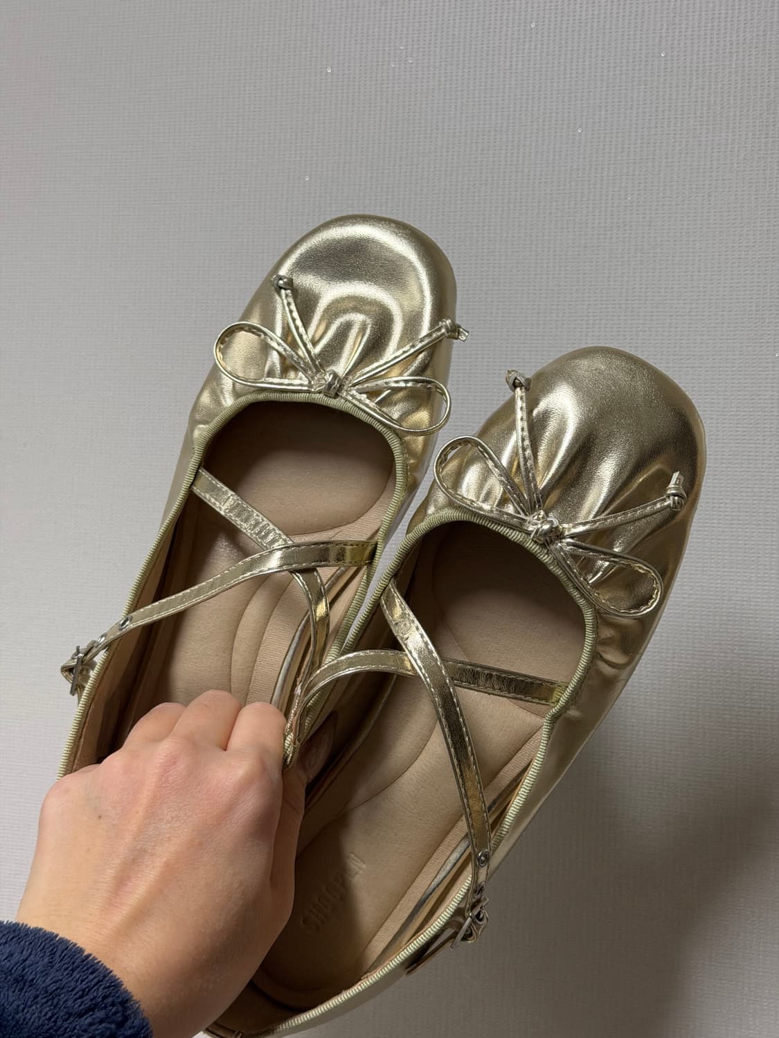 슈펜 발레리나 슈즈 골드 240 상품이미지3