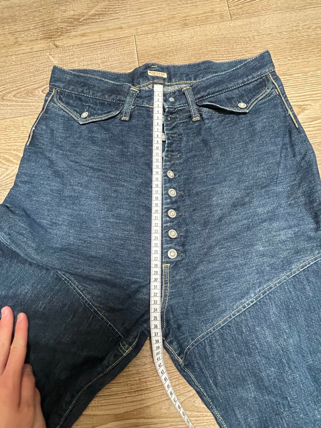 캐피탈 버튼 데님 상품이미지9