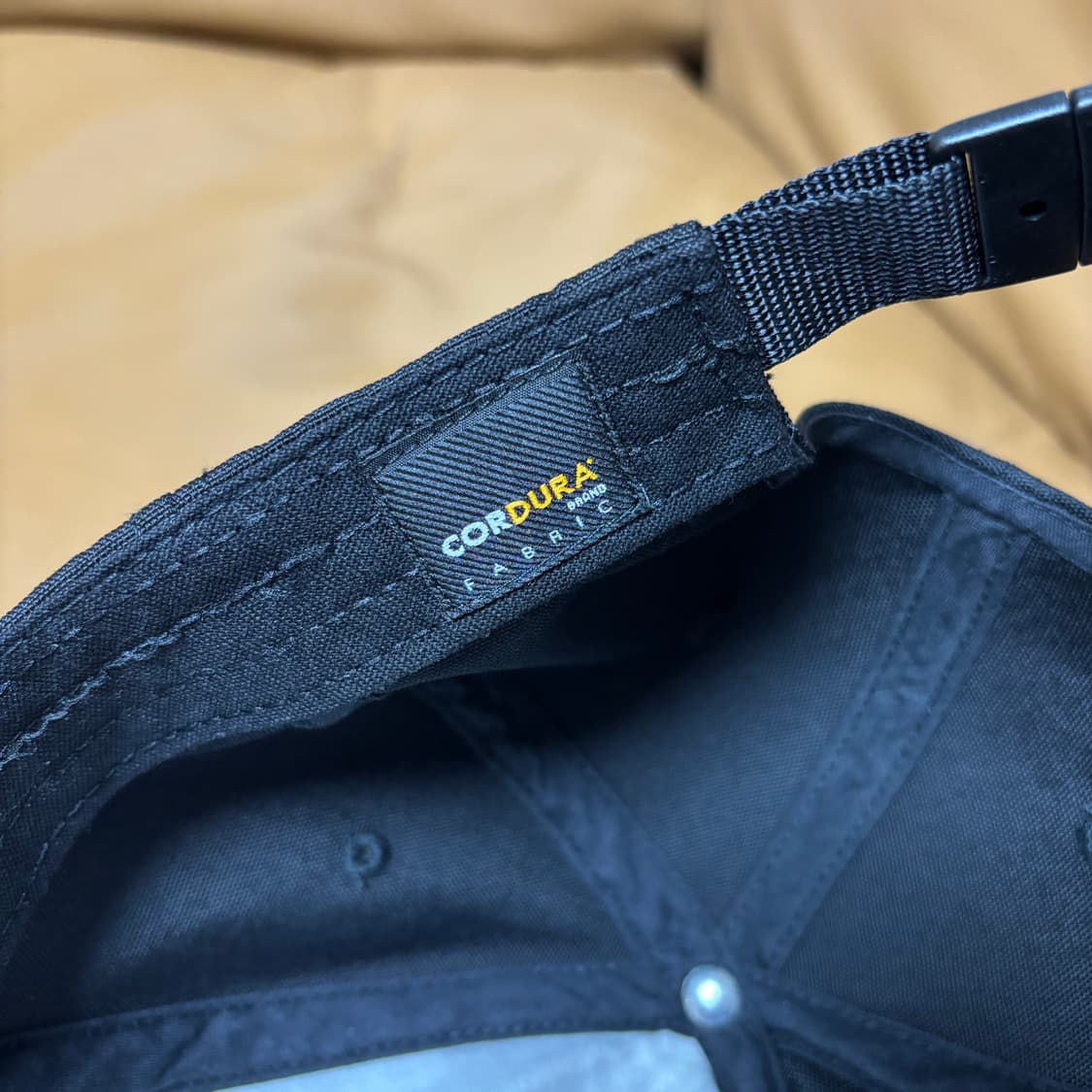 Supreme 슈프림 코듀라 블랙 스몰로고 6패널 볼캡 모자 Black 상품이미지8