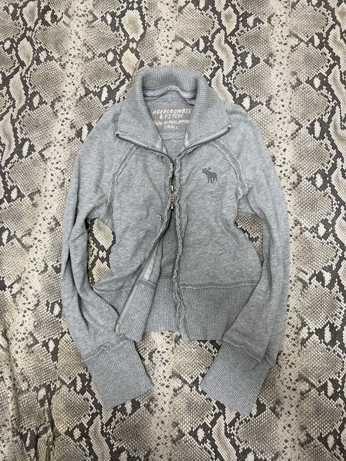 [ABERCROMBIE&FITCH]00’s Crop 2-way Zip U 상품이미지1